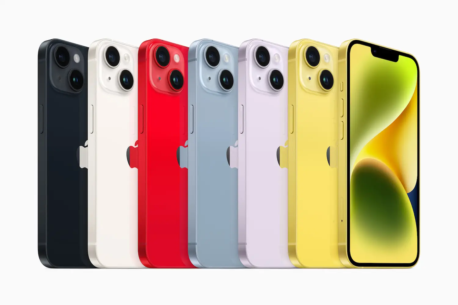 Apple iPhone 14 and iPhone 14 Plus color options
